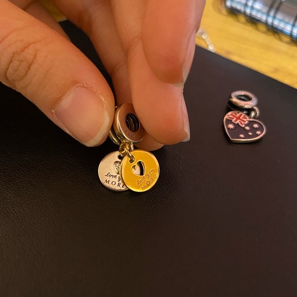 Pandora Love You More and Most dangle charm - Picture 2 of 5
